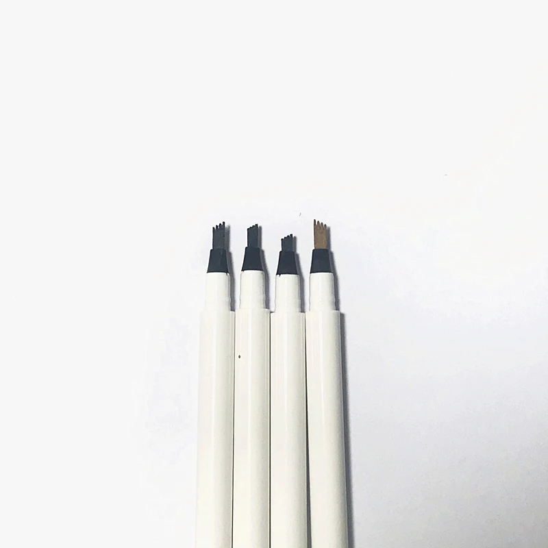 

2019 Private Label Liquid 3D Tattoo 4tips Eyebrow Pen with Multi-colored