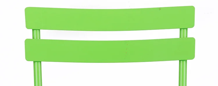 Modern Green Style Outdoor Garden Furniture Aluminum Terrace Chair Leisure Chair Metal Durable Stable ISO9001:2008