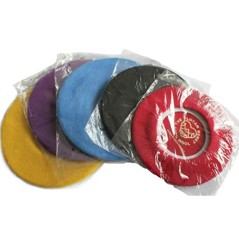 
100% wool black cheap military beret 