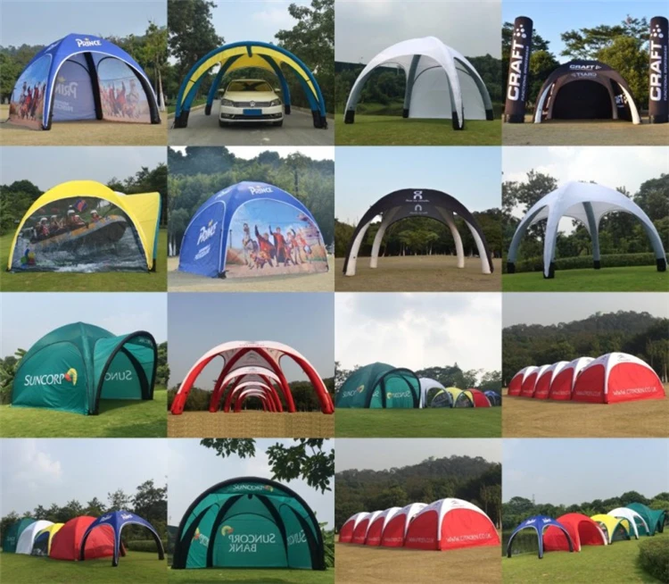 Inflatable tent Fast up100% Full Test Custom Design Customized materialtent 6x6 Manufacturer in China