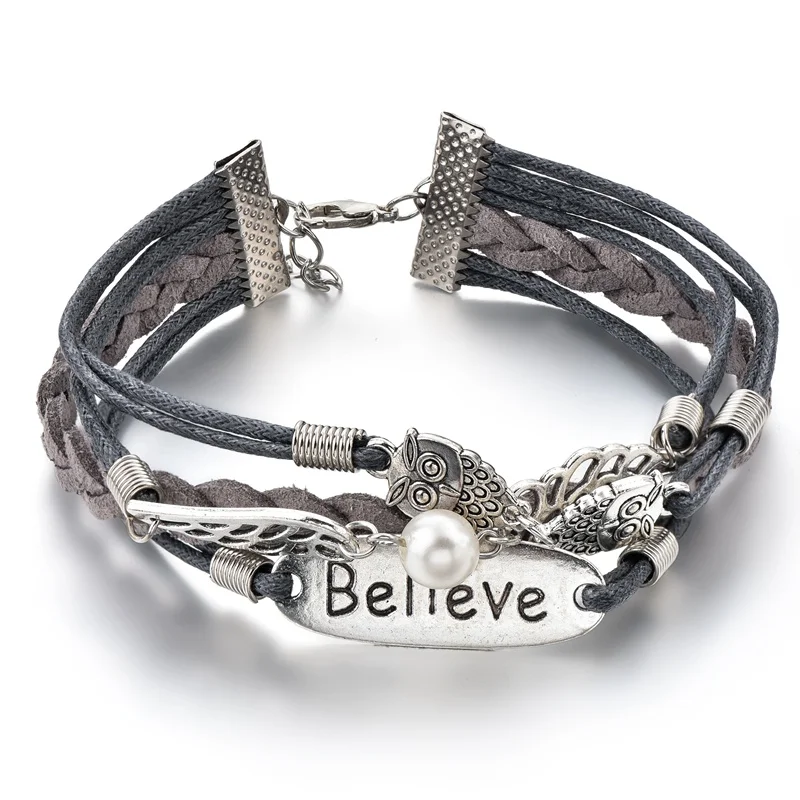 

Fashion Jewelry 2018 Leather Bracelet Accessories For Women