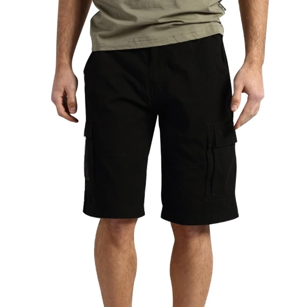 mens black jogger shorts