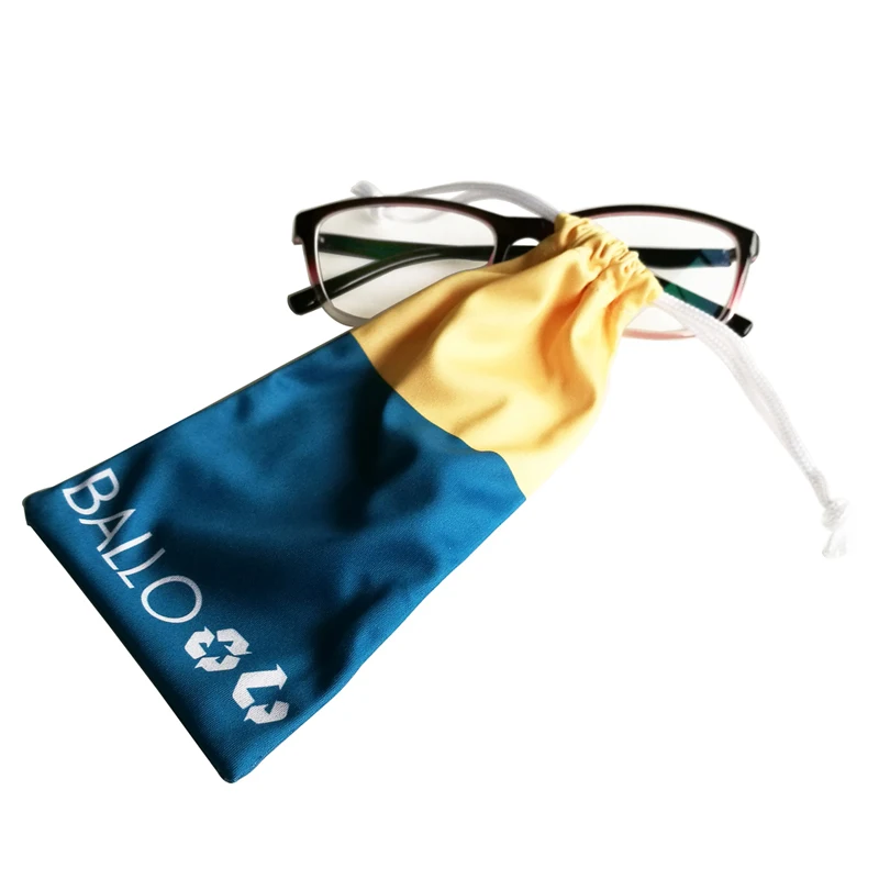 

Custom Logo Heat Transferal Microfiber Glasses/Sunglasses Pouch Bag