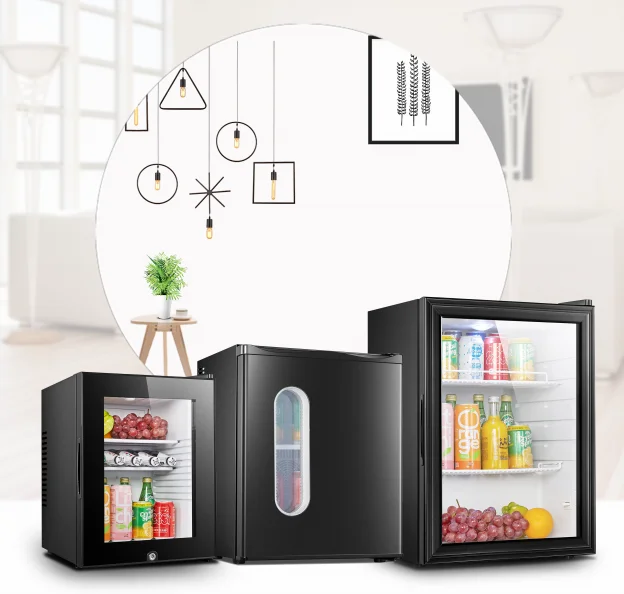 48l Hotel Refrigerator Hotel Cold Soft Drink Refrigerator Glass