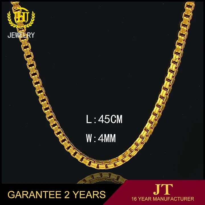 18k Gold Rope Chain Necklace And 5 Gram Gold Chain Models - Buy 18k ...