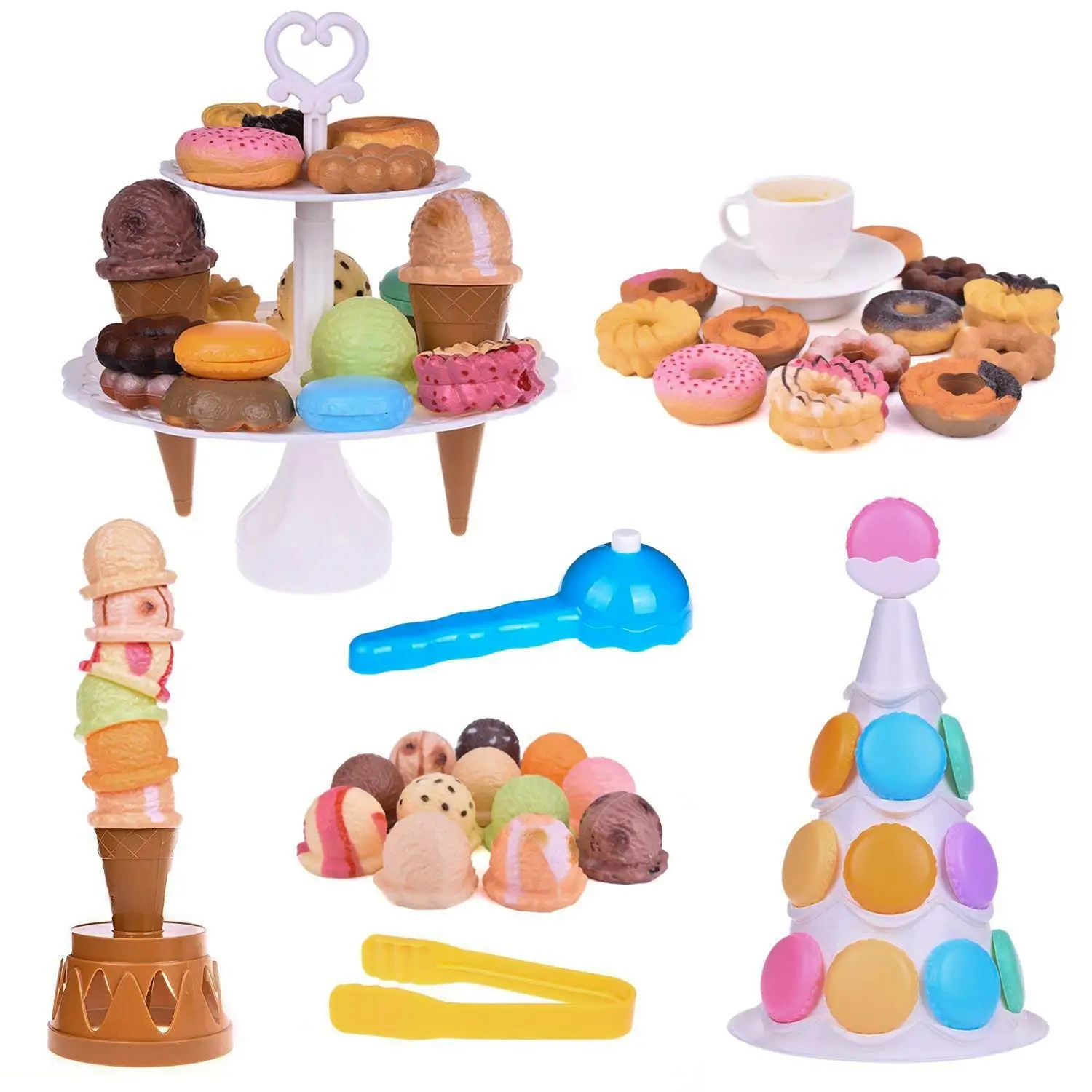 ice cream scoop stacking game