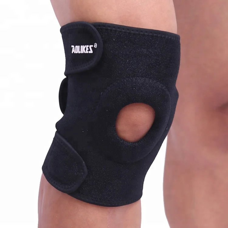 

wholesale spring confortable knee brace wrap support, Black