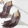 ELX-g6 Special autumn and winter new styles bohemian sequin earrings jewelry studs tassel for women