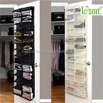 26 Pocket Over The Door Shoe Rack Organizer Hanger Hook Storage Buy Compact Shoe Storage Japanese Shoe Storage Cube Shoe Storage Rack Product On Alibaba Com