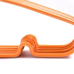 Clothing Type Adult Standard Colored Plastic PVC Coated Bulk Laundry Metal Wire Clothes Coat Hangers