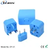 3 in 1 travel plug travel adapter with casing EU UK USA travel plug (DY-31)