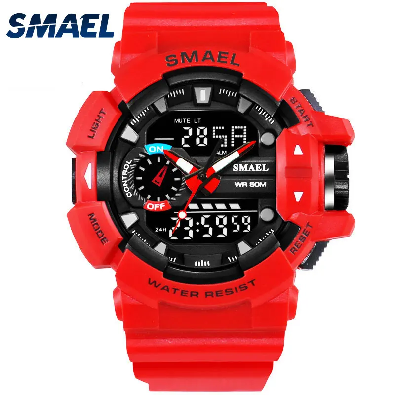 

High end quality SL1436 quartz lcd mens fashion led digital man watch