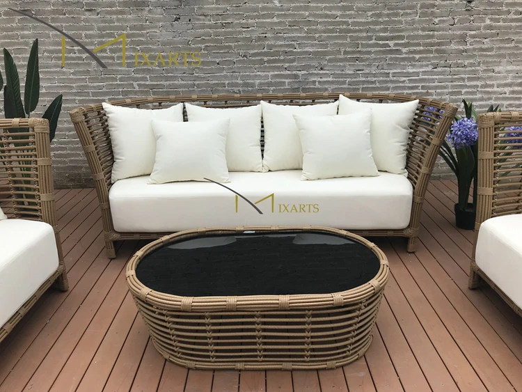 Mixarts outdoor furniture rattan sofa chair