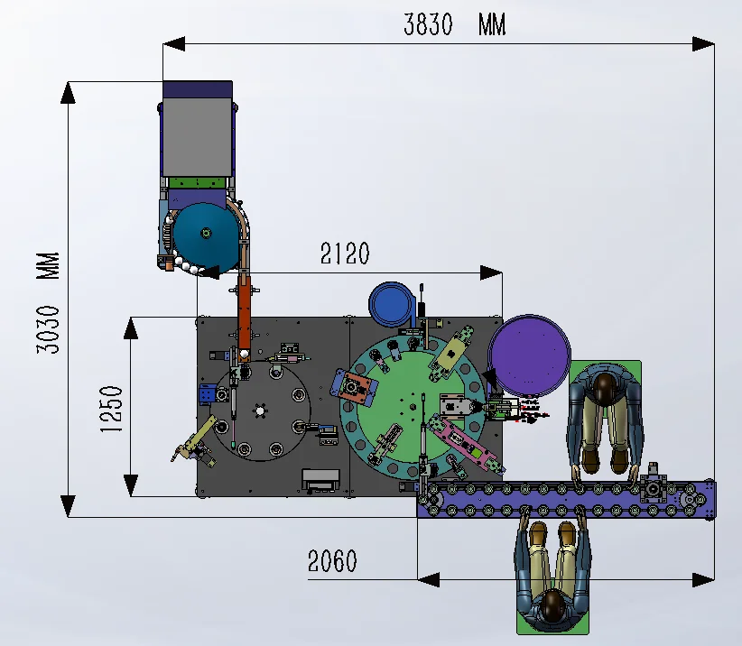 
automatic led bulb assembly machine from tiema automation 