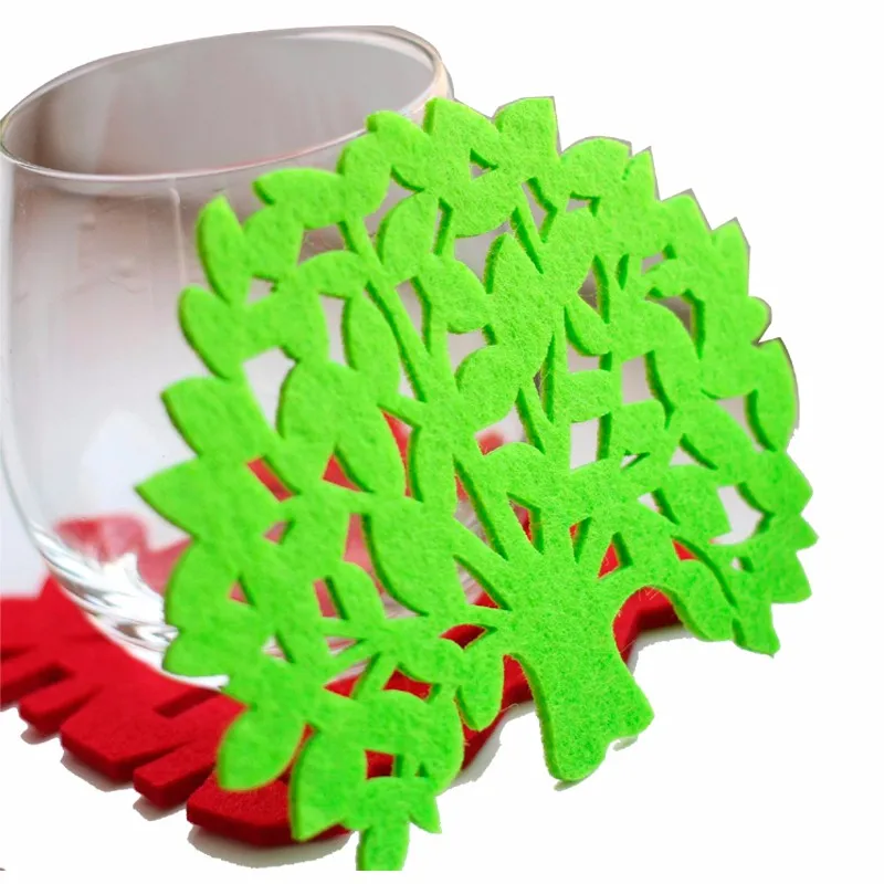 Eco Friendly Laser Cutting Felt Coaster Placemat Buy Felt Coaster