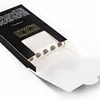 Simple black contain 5 pieces custom pre roll rolls packaging paper box custom