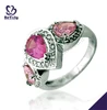 Refine quality silver royal red jade ring