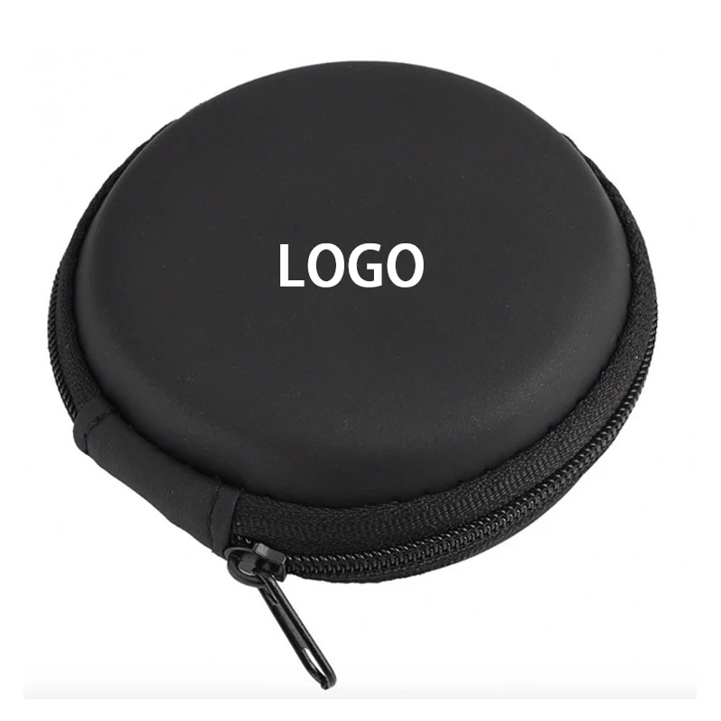 

Original Factory Price Earphone Zipper Round Eva Ear Phone Hard Case Made In China, Full color