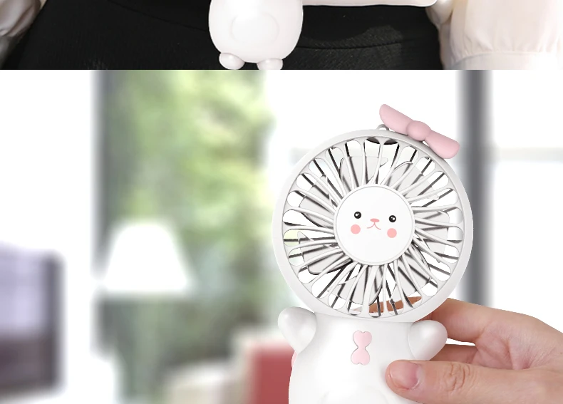 portable charger fan and light