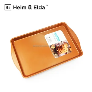 Image of Carbon Steel Nonstick Cookie Sheet Copper Baking Pan