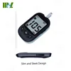 FDA Certificated Meidcal portable glucometer / blood glucose meter monitor with test strips