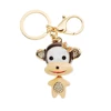 Funky Lovely monkey enamel key ring 2016 fashion