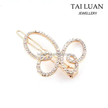 Wholesale Butterfly Hair Clip Fancy Rhinestone Hair Accessories