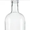 750ml Flint Ultra Clear Glass Nordic Liquor Bottle with Bar Top Cork