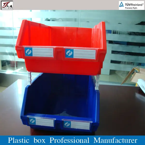 de almacenamiento apilable bin de plástico caja-Cajas y contenedores