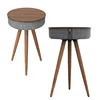 Bluetooth Coffee Table Speaker TWS Wireless Interconnection Wooden Speaker Desk with wireless charge