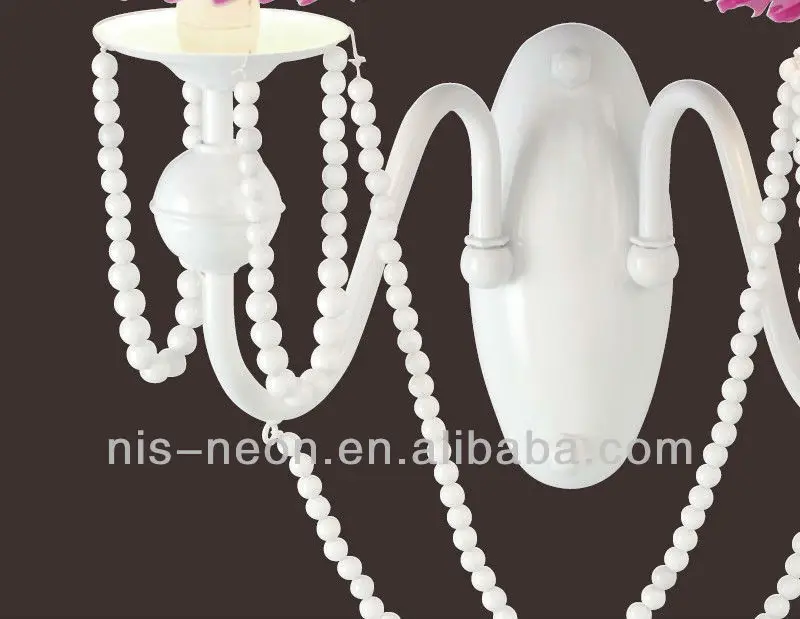 Elegante stile principessa lampadario lampada da parete in tessuto ... Parete decorazione lampadari