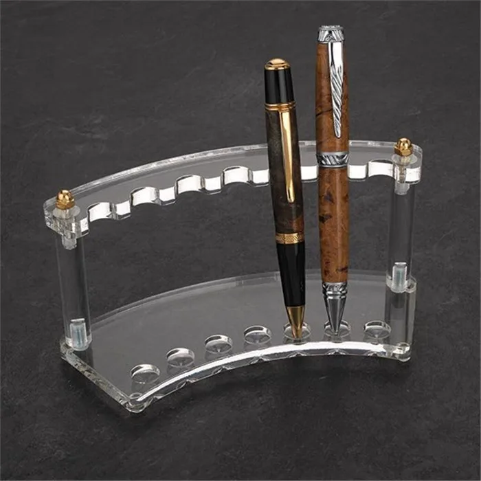 Transparent Acrylic Single Pen Holder Display Despoke Plexiglass Lucite