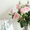 Cheap Nearly Natural Plant Blooming real touch red rose artificial flower bud Flowers