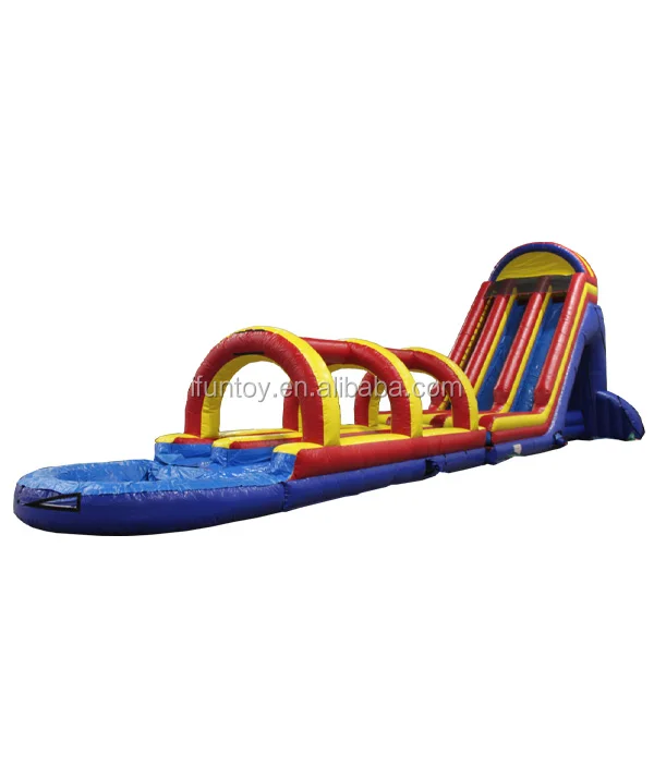 100ft Long Blue Crush Extreme Inflatable Water Slide Giant Inflatable