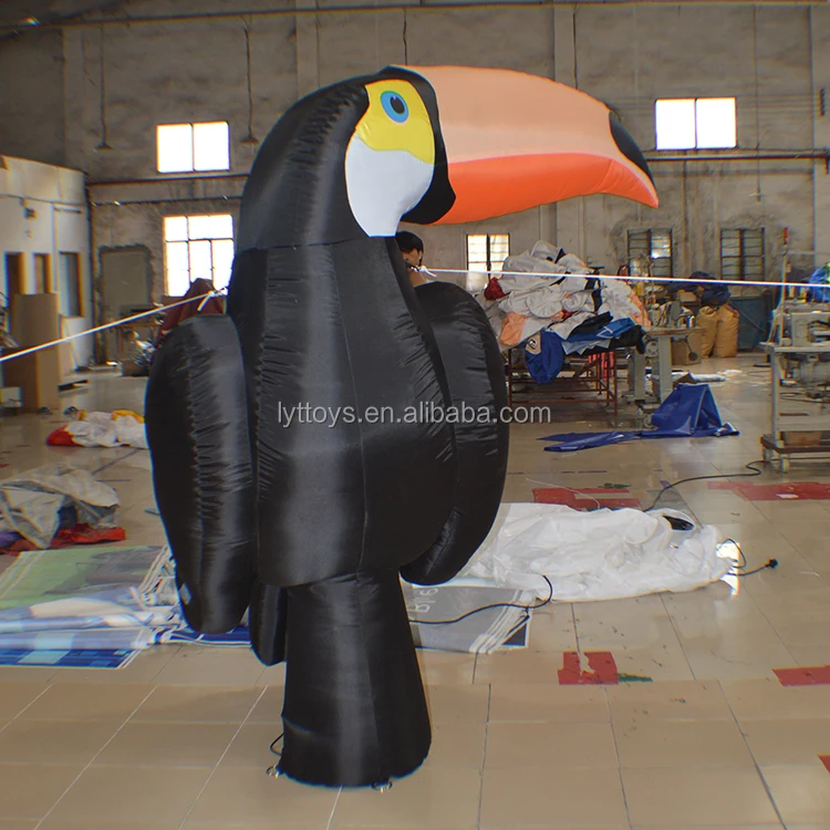 giant inflatable parrot