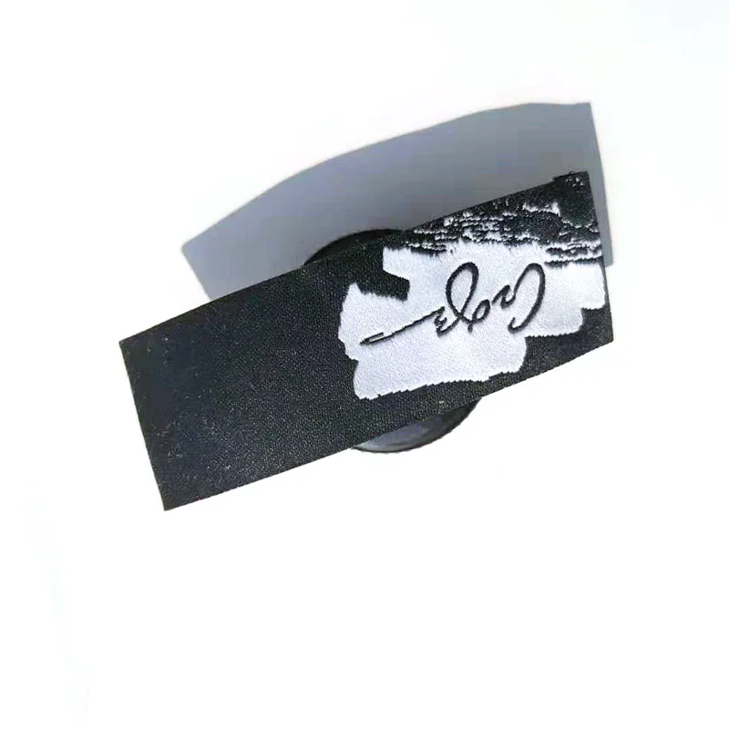 

wholesale free sample t shirt tags custom logo woven tags for clothes