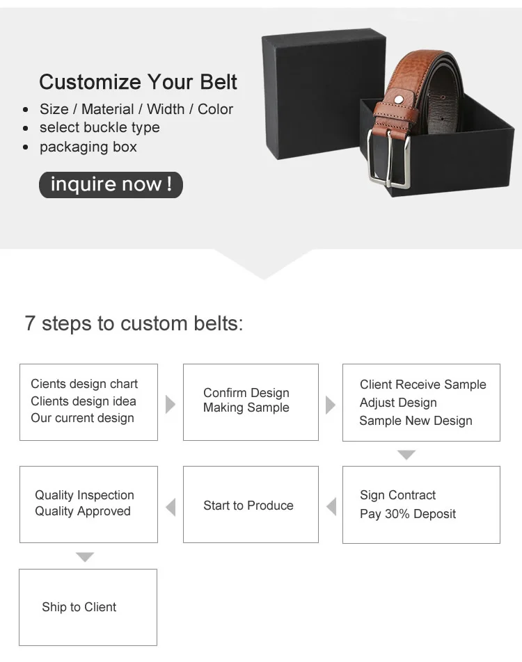 Custom Belt Order Deposit