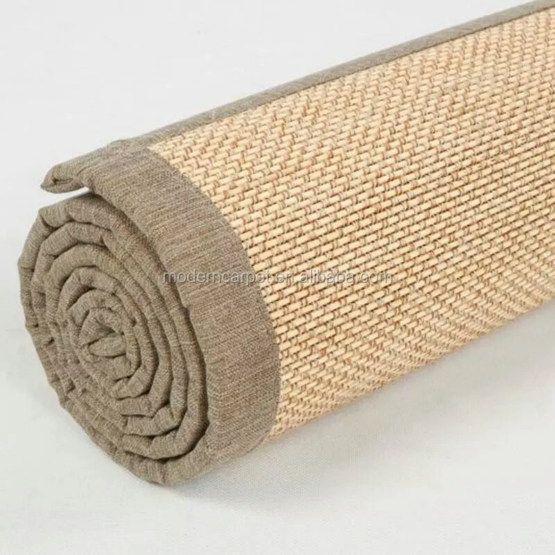 Eco Friendly Natural Bamboo Woven Floor Area Rugs Tatami Bamboo