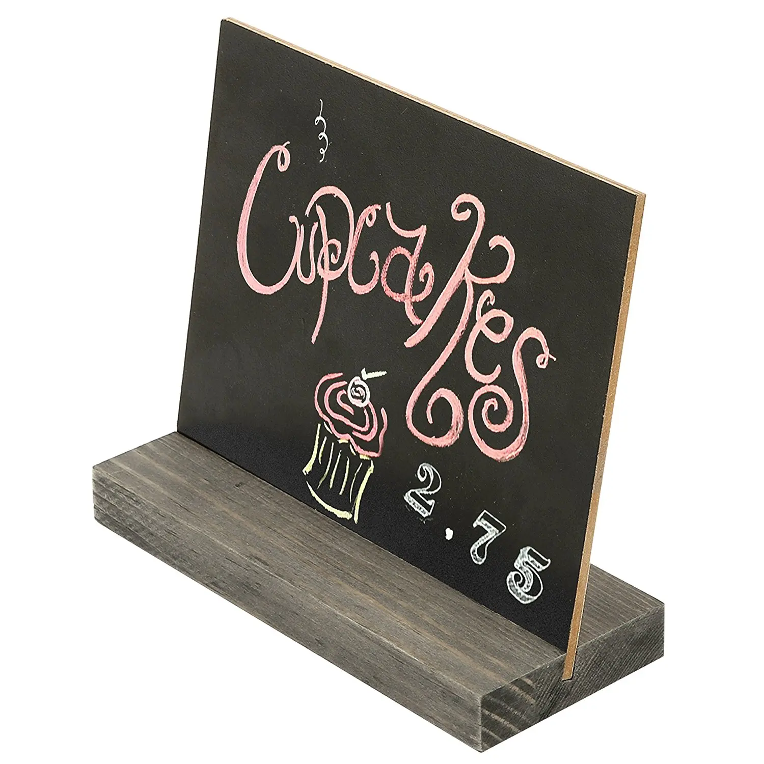 A4/a5/a6 Countertop Table Top Chalkboard Stand Easel Board Menu Holder