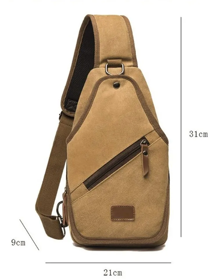 Old Fashioned One Shoulder Strap Backpack,Canvas School Bags For ...