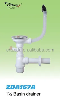 Kitchen Sink Drainer Pipe With Double Strainer And Overflow Vegetable Sewer Wash Basin Waste Sink Bottle Trap Buy Plastic Kitchen Sink Drain