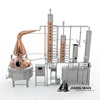 [JiangMan]-Alcohol Processing Equipment 350L Hybrid Still 6'' Copper Plate Copper Reflux Distillation Column Vodka/Gin Distiller