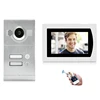 Joytimer new touch screen 4 apartments APP TCP IP video door phone intercom system with smart phone function