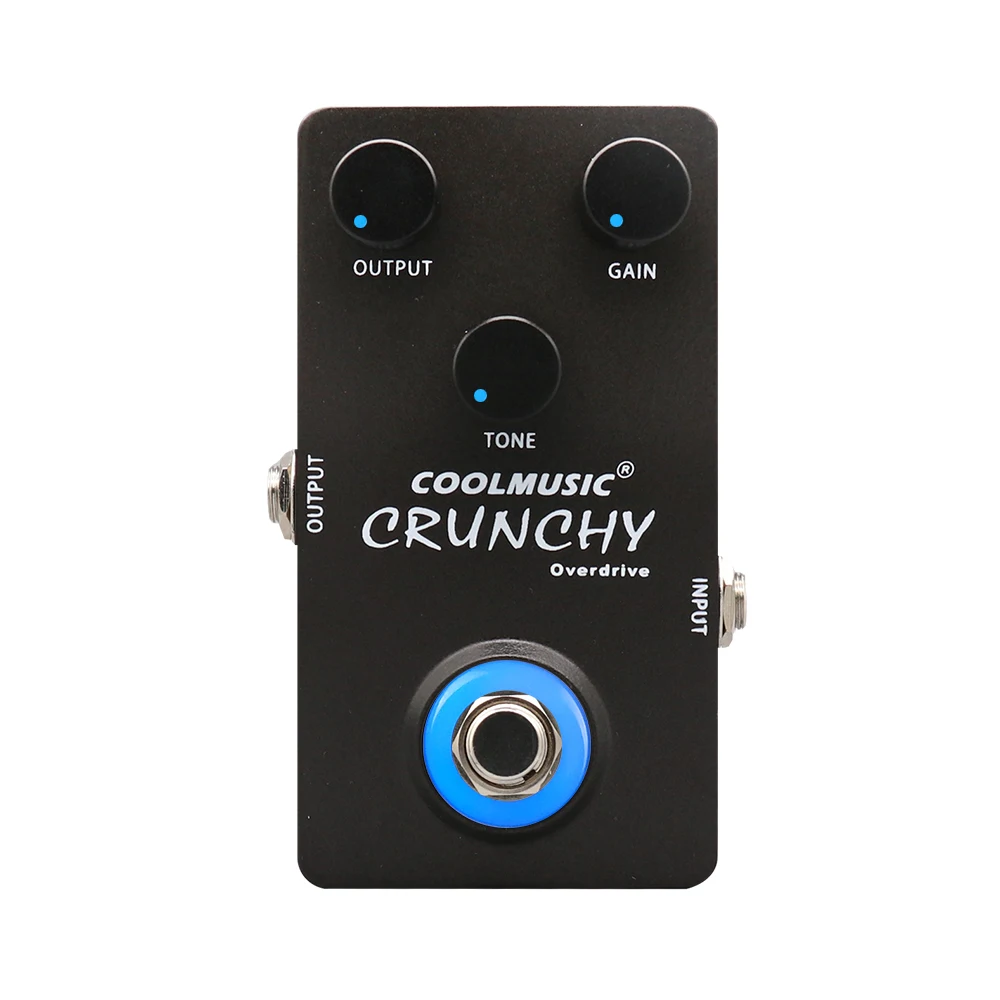 

Chinese Musical Instrument Overdrive 9V DC Guitar Effects Pedal, Black, custom
