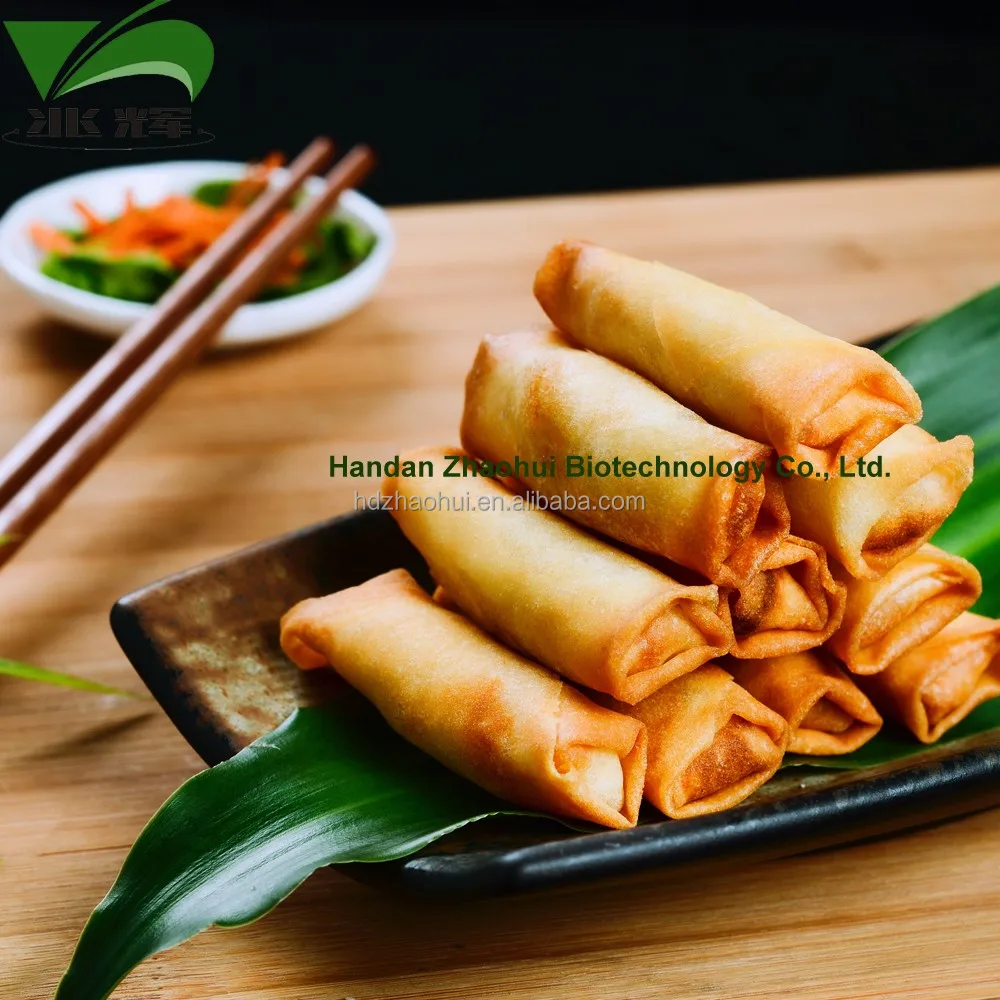 
ZHAOHUI Factory Frozen Vegetable IQF Fried Spring Rolls 
