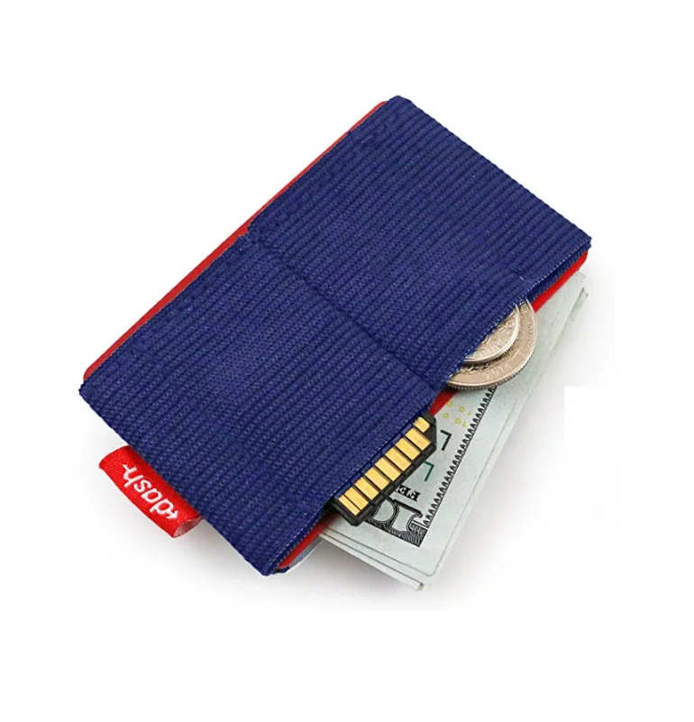 高品质修身商务松紧带彩色材料修身弹性卡夹