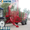 self loading log trailer, log grapple trailer machine