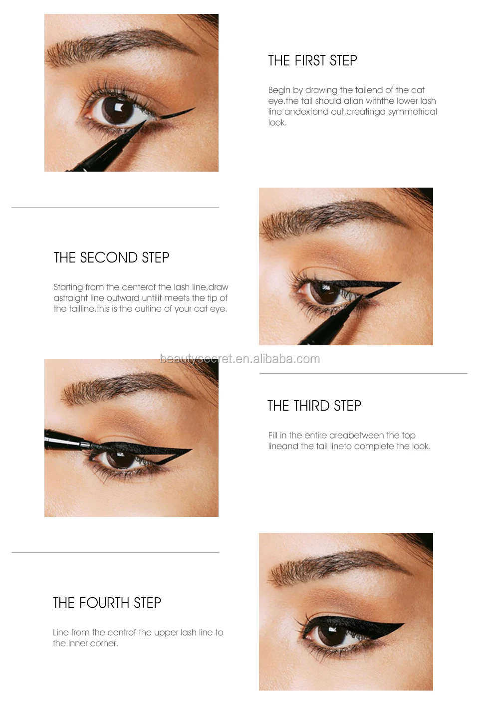 Organic Makeup Mechanical Star Eyeliner Stamp No Logo Quick Flick Buy