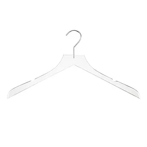Image of Hot Selling Clear Transparent Plastic Hangers Crystal Acrylic Clothes Hangers