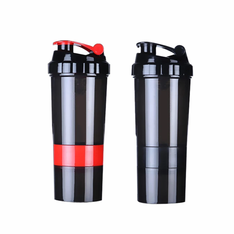 Wholesale Customized Print New Style Portable Outdoor Sport Protein Shaker Plastic Custom Sport Water Bottle